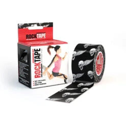 Rocktape Kinesiology Tape Pattern Rolls 5cm X 5m -Sports Protective Gear Store Rocktape20Black20Logo3