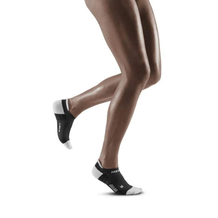 CEP Black/Light Grey Ultralight No Show Compression Socks For Women 3 CEP Black/Light Grey Ultralight No Show Compression Socks For Women