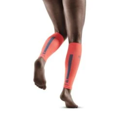 CEP Coral/Grey 3.0 Compression Calf Sleeves For Women 5 CEP Coral/Grey 3.0 Compression Calf Sleeves For Women -Sports Protective Gear Store cep coralgrey 30 compression calf sleeves for women1
