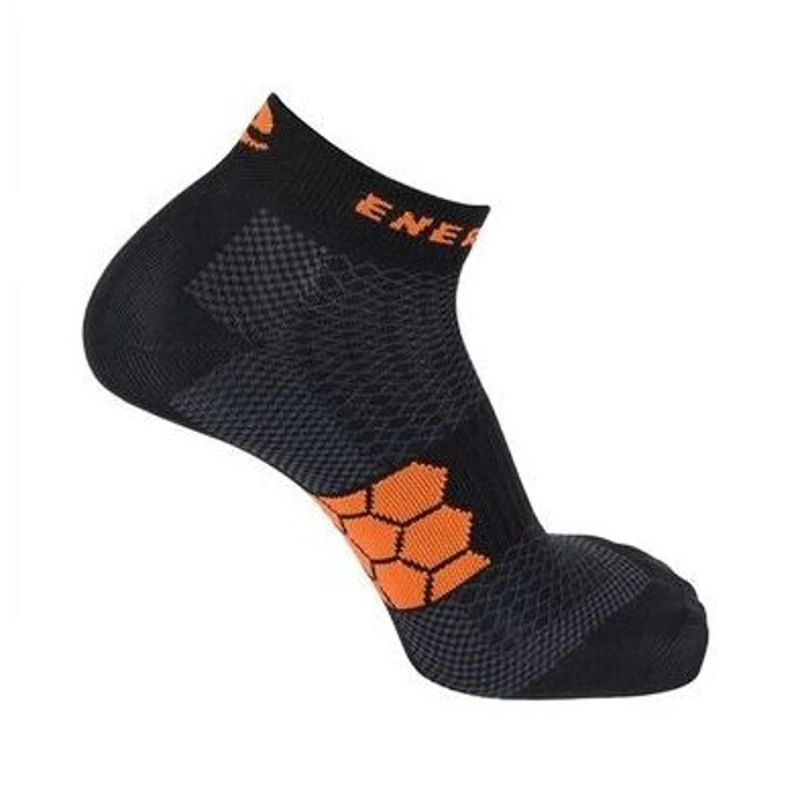 Enertor Black And Orange Everyday Sport Socks (Pack Of 2 Pairs) 4 Enertor Black And Orange Everyday Sport Socks (Pack Of 2 Pairs) - Image 2