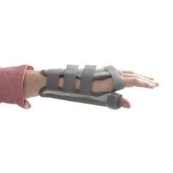 Grey Wrist And Thumb Brace -Sports Protective Gear Store grey wrist and thumb brace2
