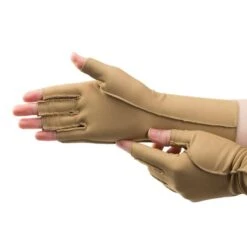 Isotoner Therapeutic Open Finger Compression Gloves (Pack Of Two)