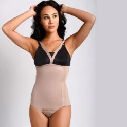 Macom Side-Fastening Post-Surgery Girdle (Clay)