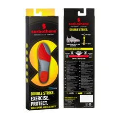 Sorbothane Shock Stopper Double Strike Insoles -Sports Protective Gear Store sorbothane shock stopper double strike insole 054